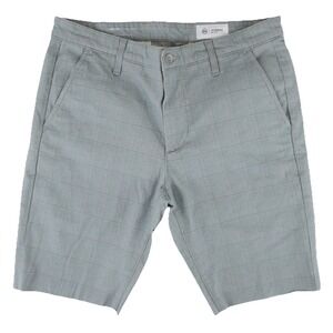 Adriano Goldschmied AG Jamison Skinny Chino Cut Off Shorts Men's 32 Blue/gray